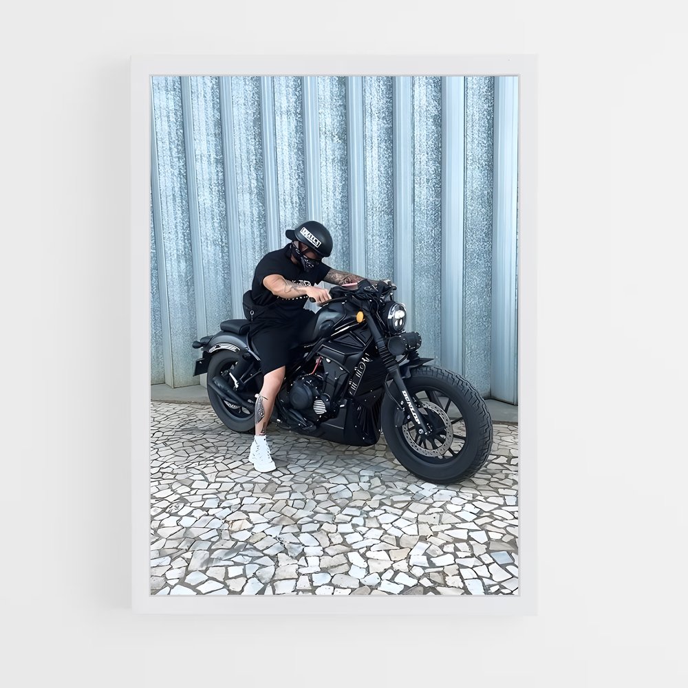 Poster Rebelle Intrépide – affiche Honda Moto (vue 3)